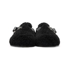 Isabel Marant Black Shearling Murfee Slip-On Loafers