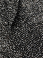 Altea - Double-Breasted Shawl-Collar Knitted Cardigan - Gray