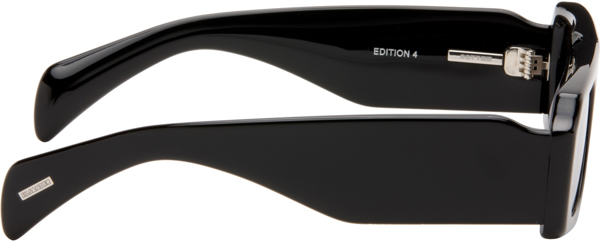 Jil Sander Black Oliver Peoples 'Edition 4' Sculptural Sunglasses