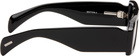 Jil Sander Black Oliver Peoples 'Edition 4' Sculptural Sunglasses