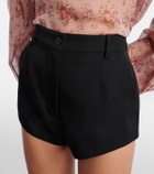 Dolce&Gabbana Virgin wool gabardine micro shorts