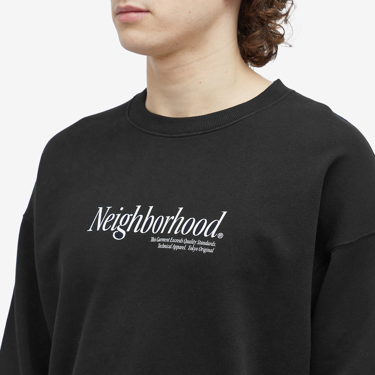 Neighborhood Men's Home Jogger Sweatshirt Set in Black Neighborhood