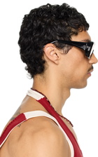 Port Tanger SSENSE Exclusive Black Sayf Sunglasses