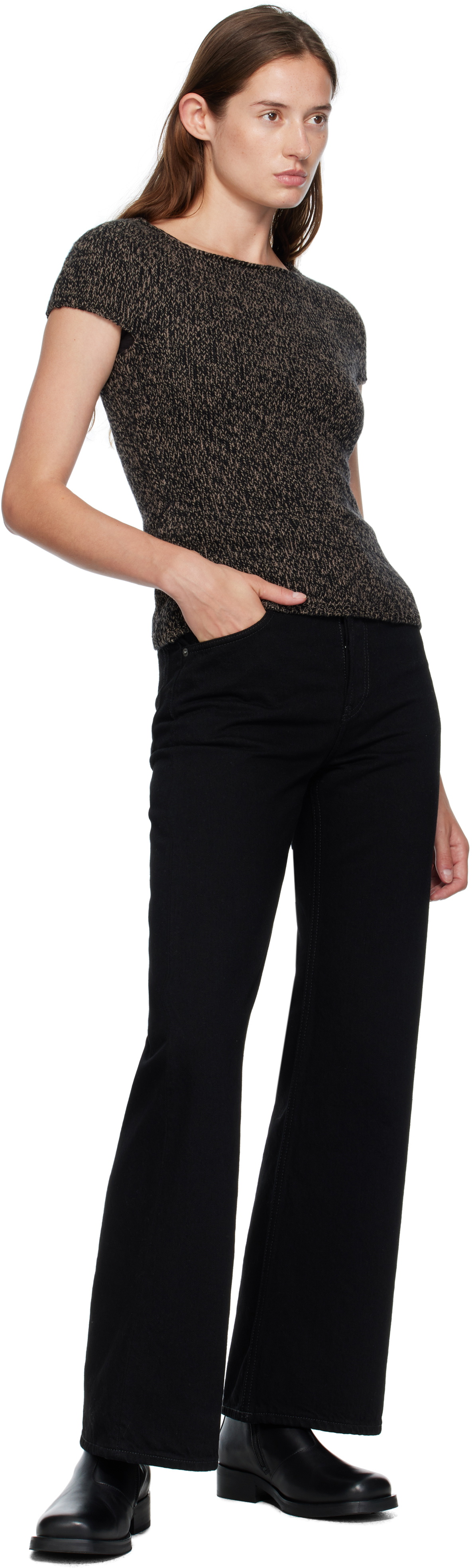 OUR LEGACY Brown Sculpt Top