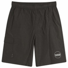 Boiler Room Men's Logo Board Shorts in Black