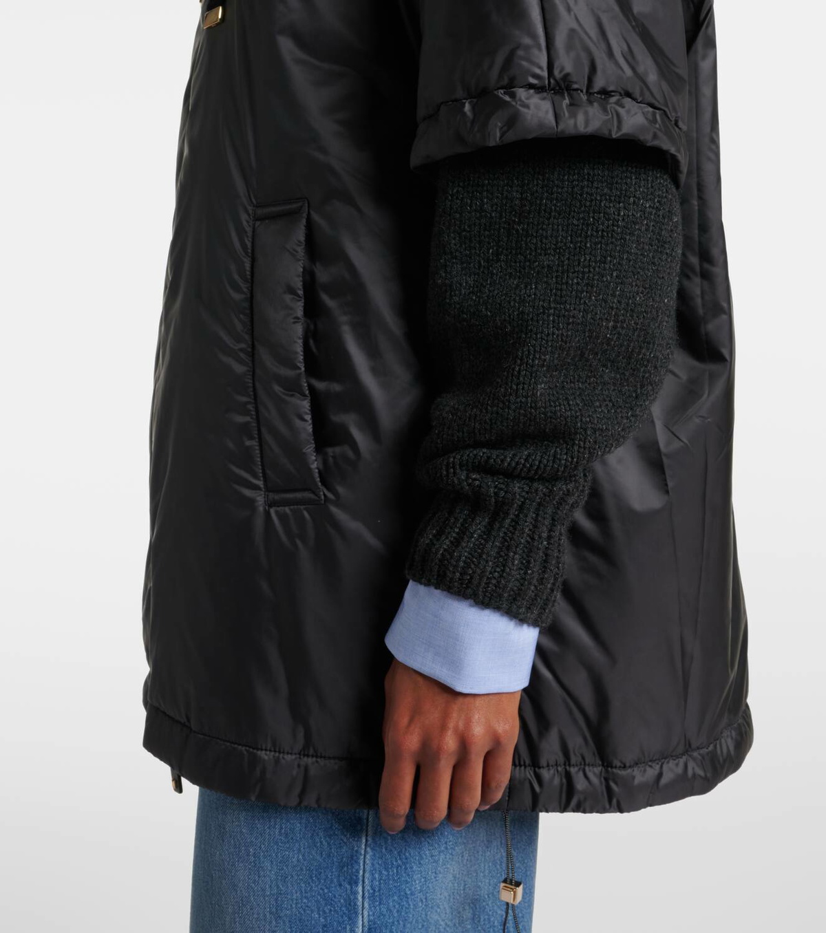 Max Mara The Cube Greenci padded cape Max Mara