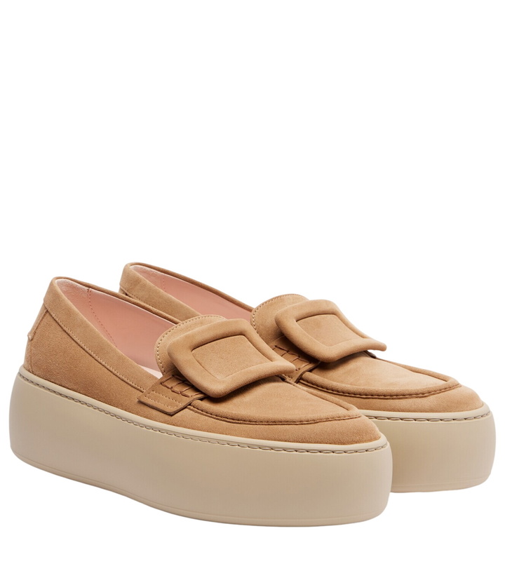 Photo: Roger Vivier Viv' Up suede platform loafers