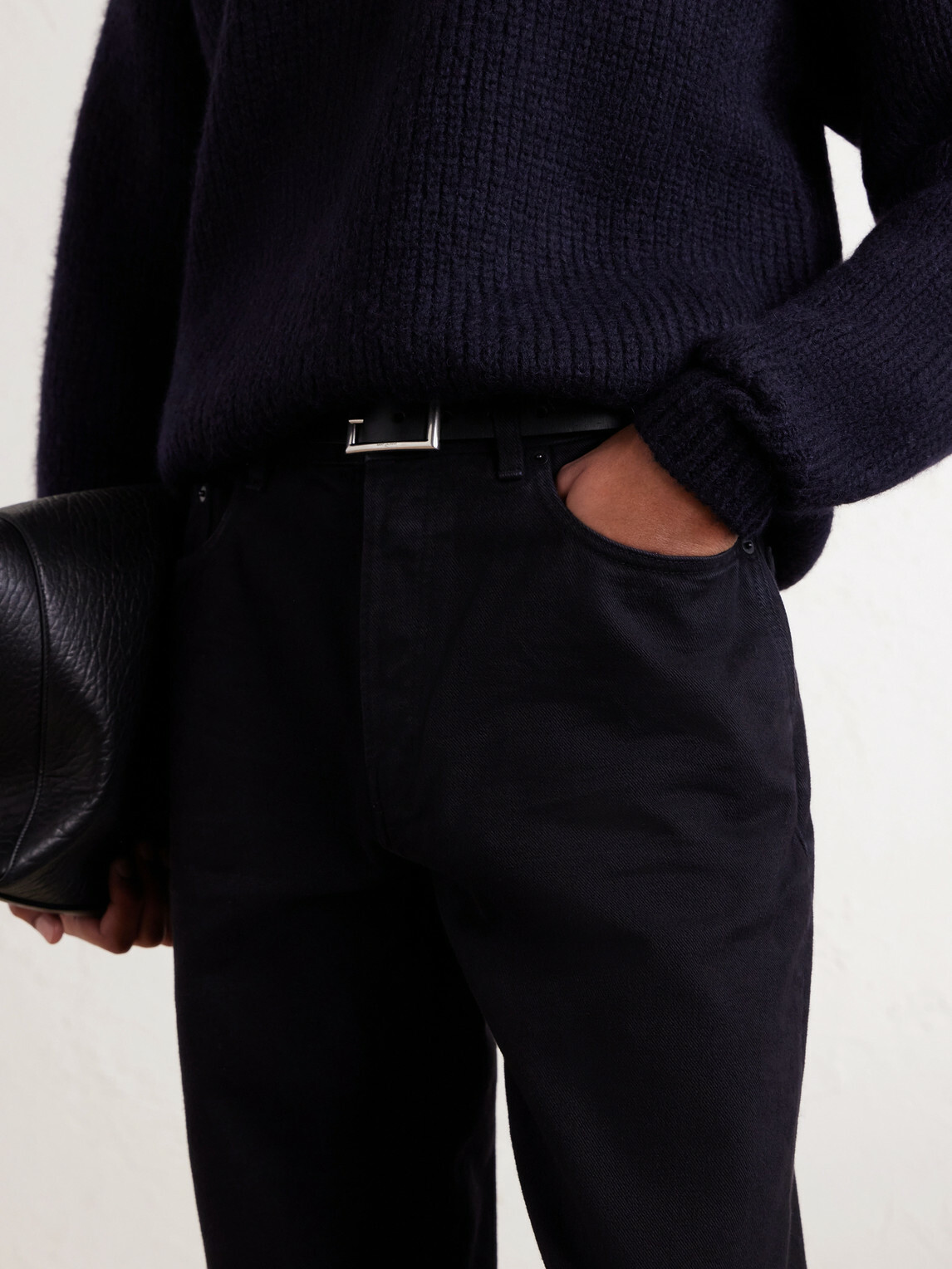 SAINT LAURENT - Mick Straight-Leg Jeans - Black