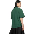 sacai Green Cotton Jersey T-shirt