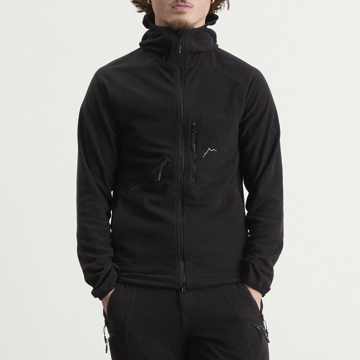CAYL Men's Thermal Pro Hooded Jacket in Black