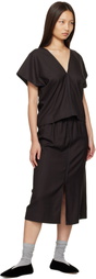 Baserange Brown Dadar Top