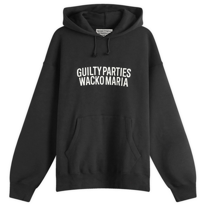 Photo: Wacko Maria Men's Logo Hoodie in Black