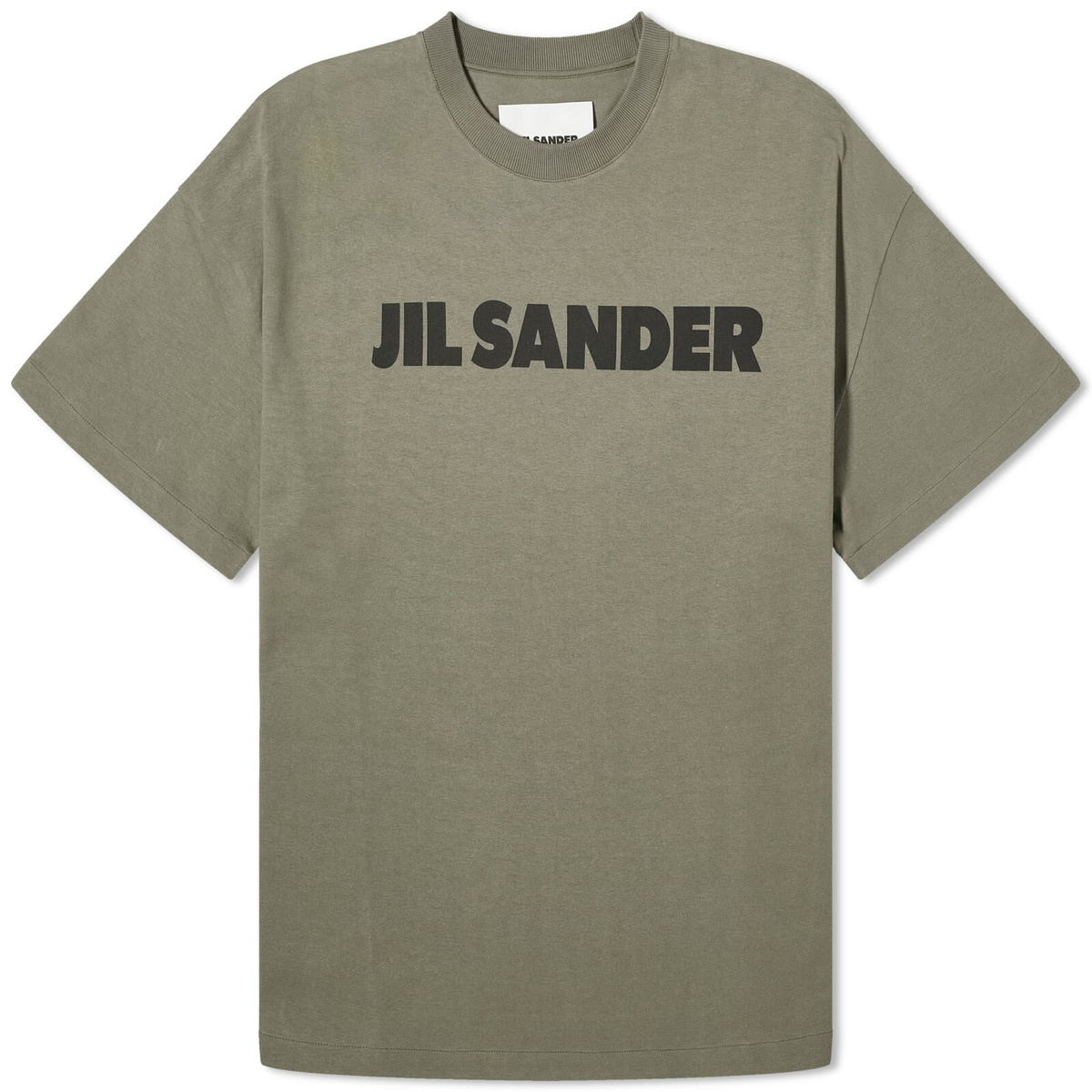 【Jil Sander】 Logo T-Shirt Thyme Green Jil Sander Men's Logo T-Shirt in Thyme Green Jil Sander