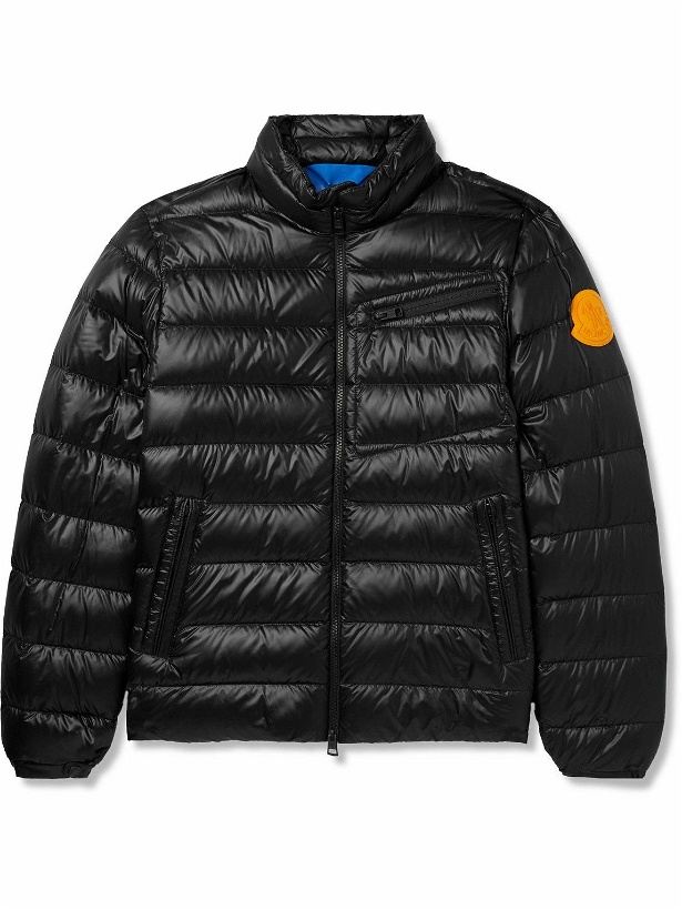 Photo: Moncler - Amalteas Logo-Appliquéd Quilted Shell Down Jacket - Black