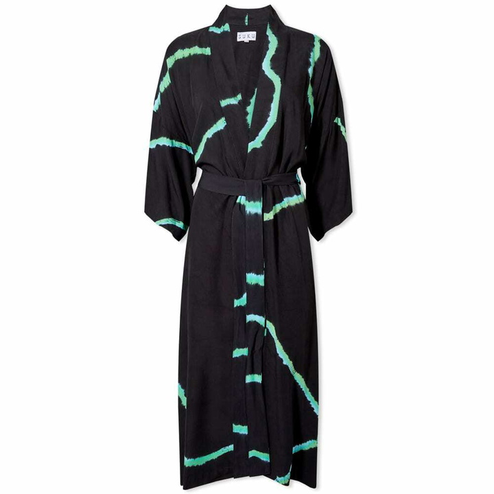 Photo: Suku Dusk Print Kimono Robe Dress