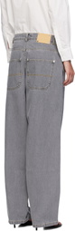Gimaguas Gray Baggy Jeans