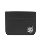 Maison Kitsuné Men's Fox Head Card Holder in Black 