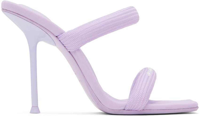 [新品]Alexander Wang ミュール／パープル Deep Purple Alexander Wang Purple Julie Heeled Sandals Alexander Wang