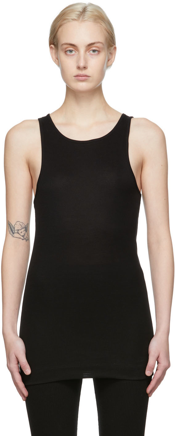 by Malene Birger Black Amieeh Racer Tank Top