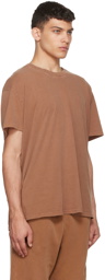 Les Tien Brown Garment-Dyed T-Shirt