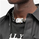 1017 ALYX 9SM Men's Necklace With Buckle in Silver