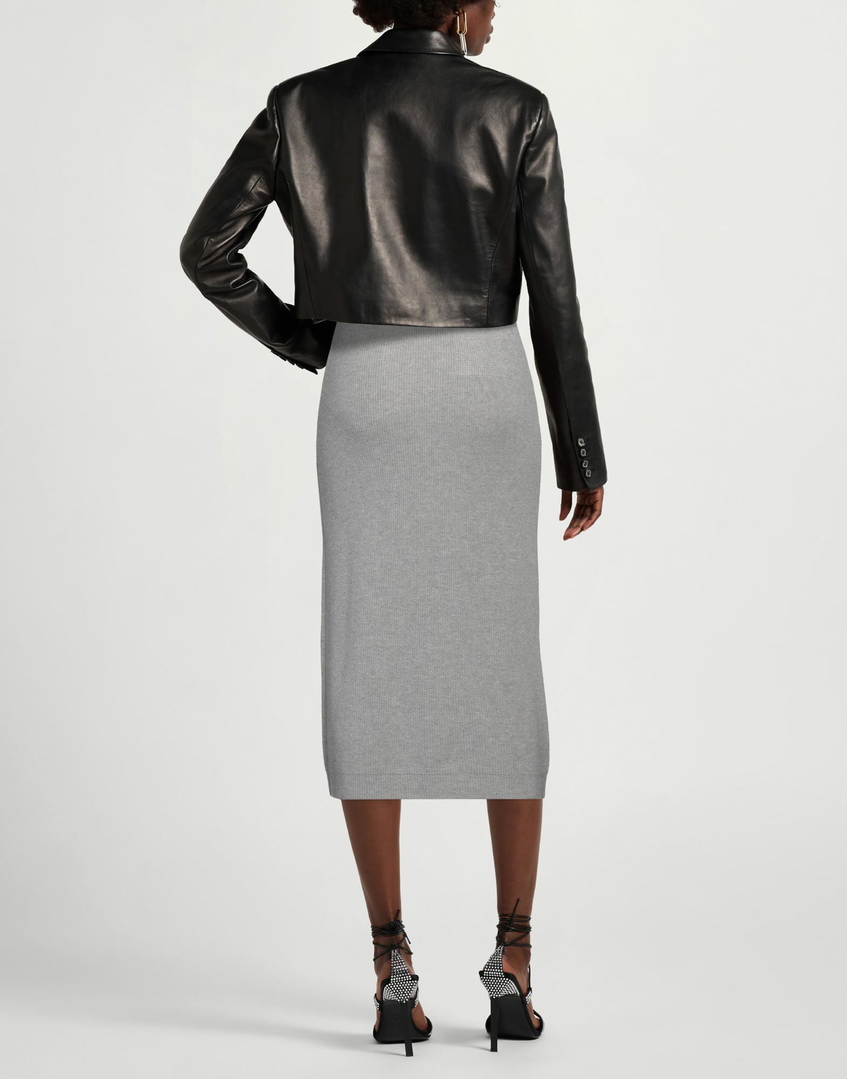 Peserico Womens Midi skirt in Grey