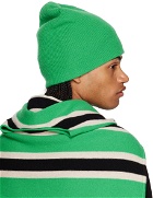 Guest In Residence Reversible Green & Yellow 'The Inside-Out!' Beanie