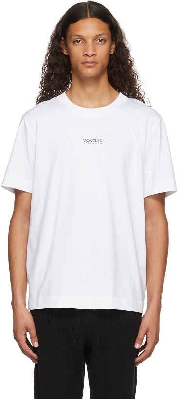 Photo: Moncler Genius 6 Moncler 1017 ALYX 9SM White Logo T-Shirt
