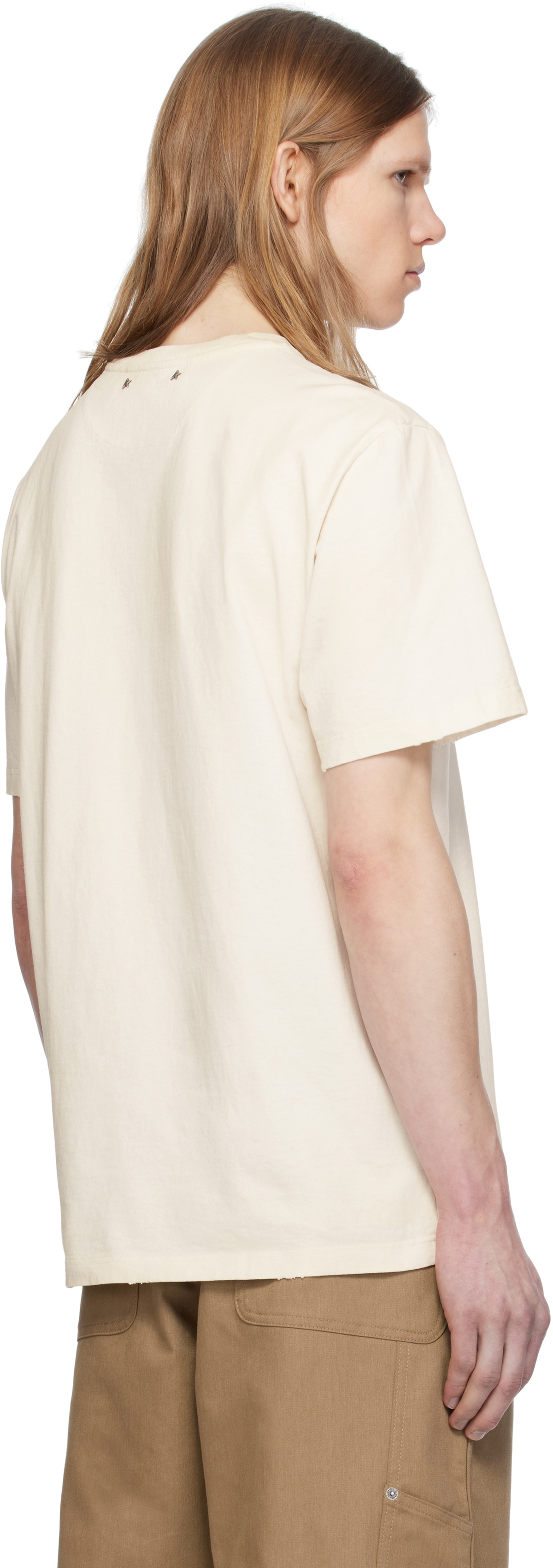 Golden Goose Off-White Vintage-Look T-shirt