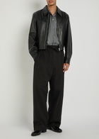 Lemaire Silk-blend Shirt Grey