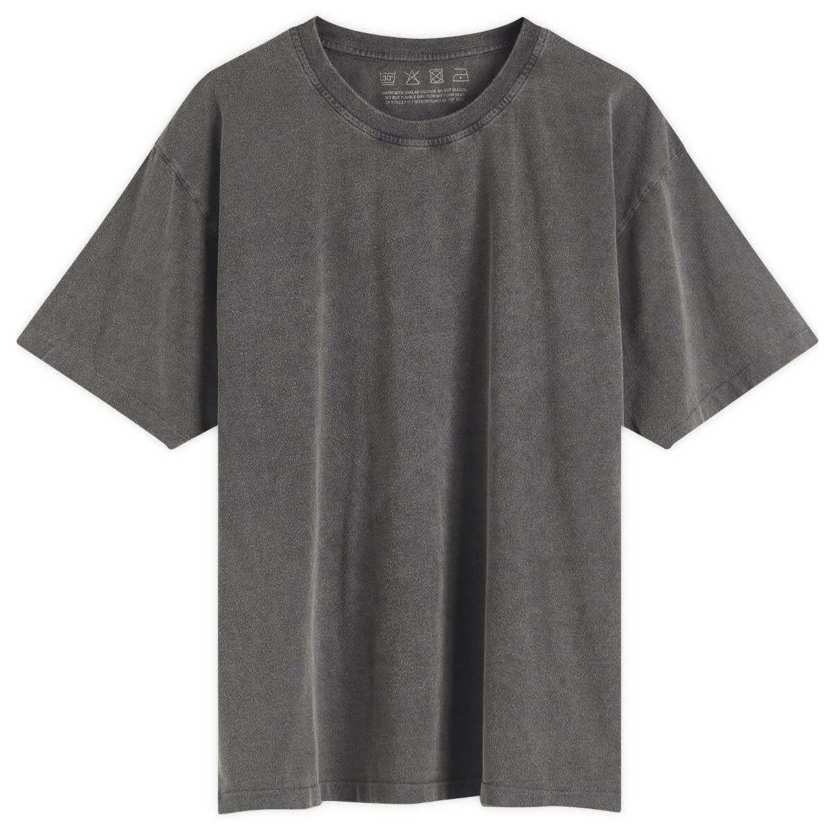 mfpen Gray LS V-neck T-shirt mfpen