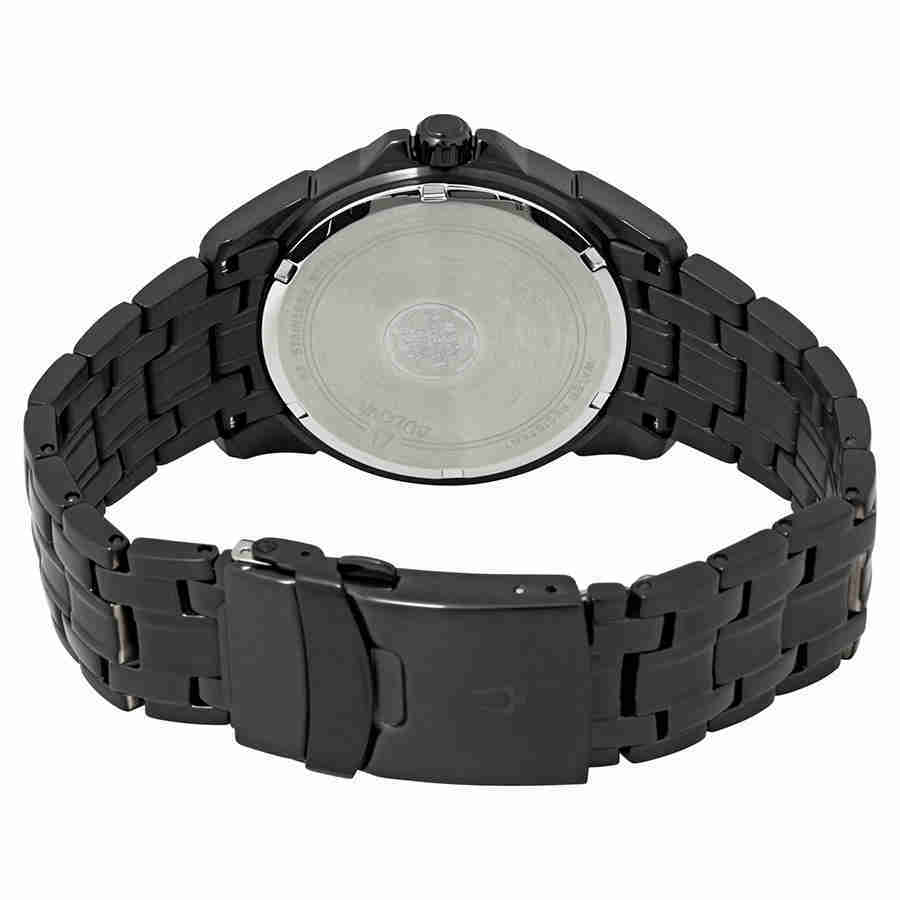 Bulova Classic Multifuction Black Dial Mens Watch 98C121 Bulova