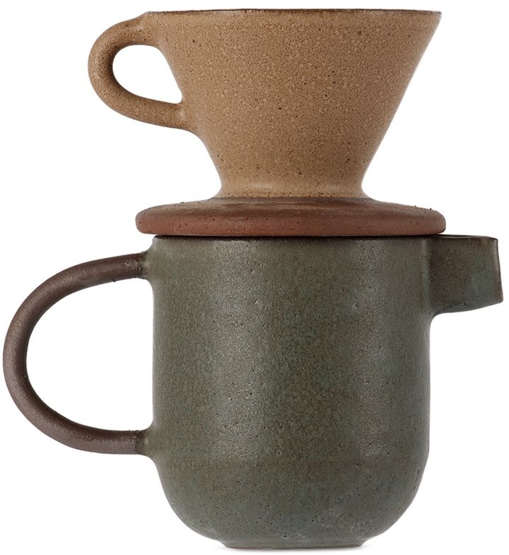 Photo: ÅSLUND TSANG Green & Brown TERRA Coffee Dripper Set