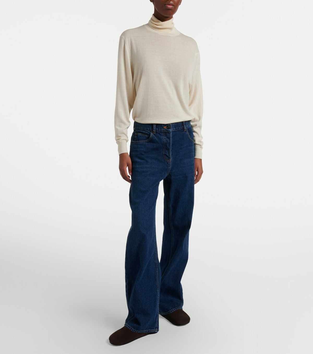 The Row Finbar wide-leg jeans