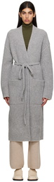 Joseph Gray Merino Wool Coat