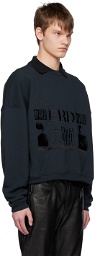 Enfants Riches Déprimés Black Embroidered Sweatshirt