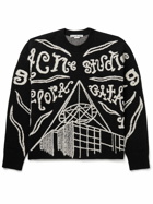 Acne Studios - Kuis Antenne Jacquard-Knit Sweater - Black