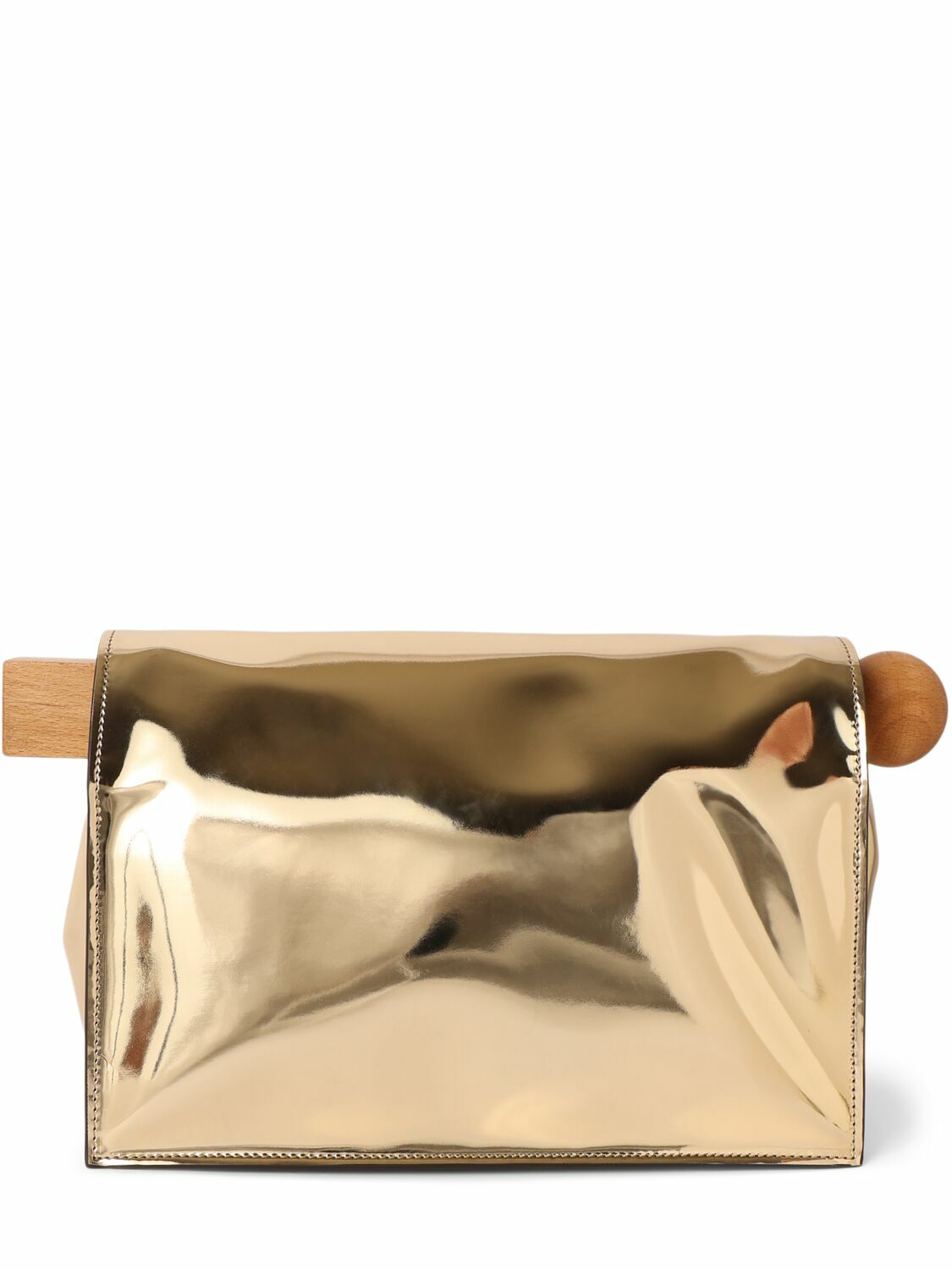 JACQUEMUS ラ ロンド キャレ ショルダーバッグ 大人気 JACQUEMUS La Pochette Rond Carre Leather Clutch Jacquemus