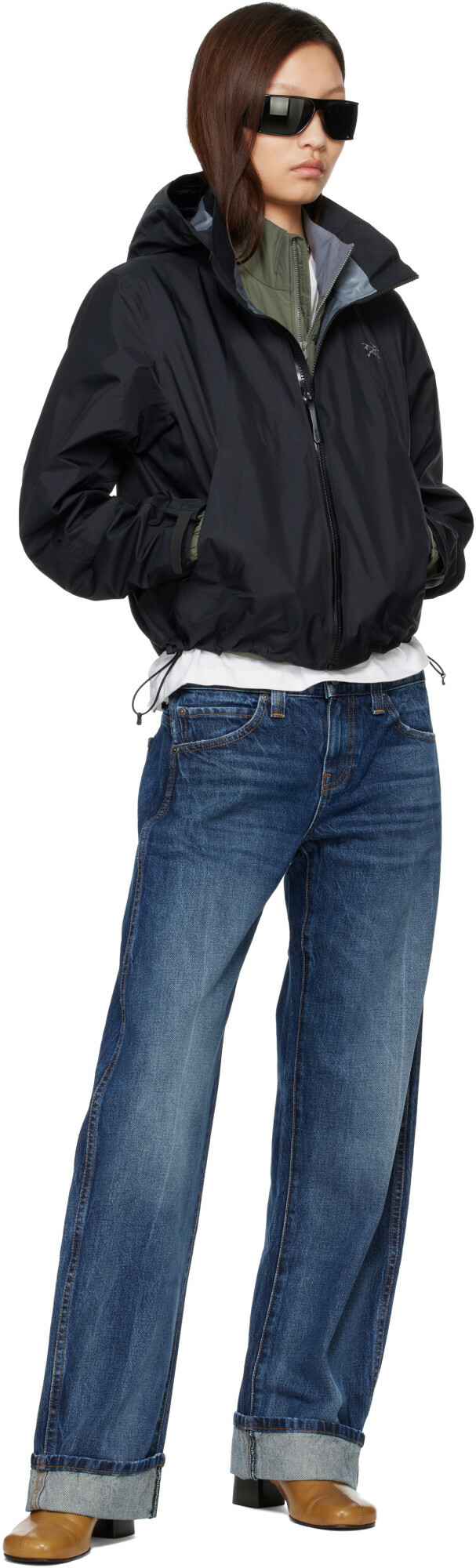 Arc'teryx Black Naya Cropped Jacket