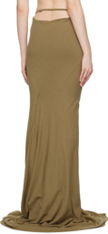Entire Studios Brown Tink Maxi Skirt