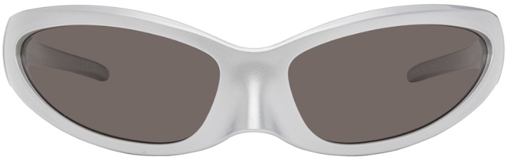 Photo: Balenciaga Silver Skin Cat Sunglasses