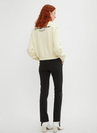 Off-White Cropped Logo Sweatshirt