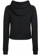 THE ROW Timmi Cotton Blend Jersey Crop Hoodie