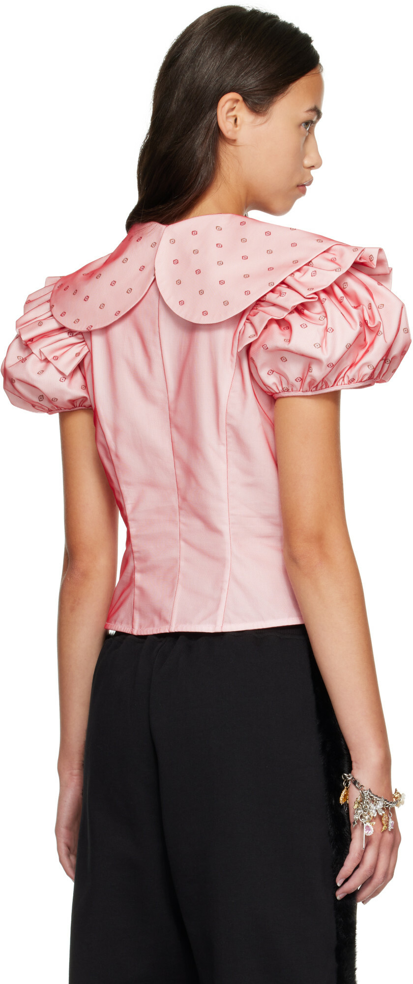 Chopova Lowena Red Swoon Blouse