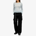 Our Legacy Women's Peak Cargo Pants in Black Canvas