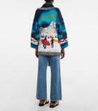 Alanui Arctic Icon jacquard cashmere cardigan