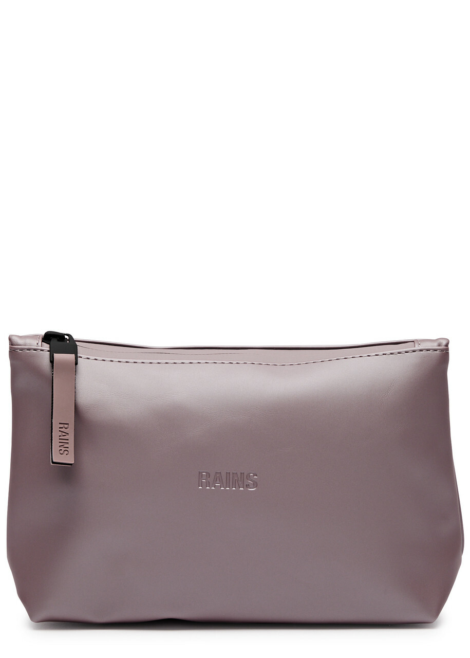【関税込み】Cosmetic Bag W3 Pouch - RAINS - Synthetic - Blue Rains Cosmetic W3 Rubberised Pouch - Blue - One Size Rains