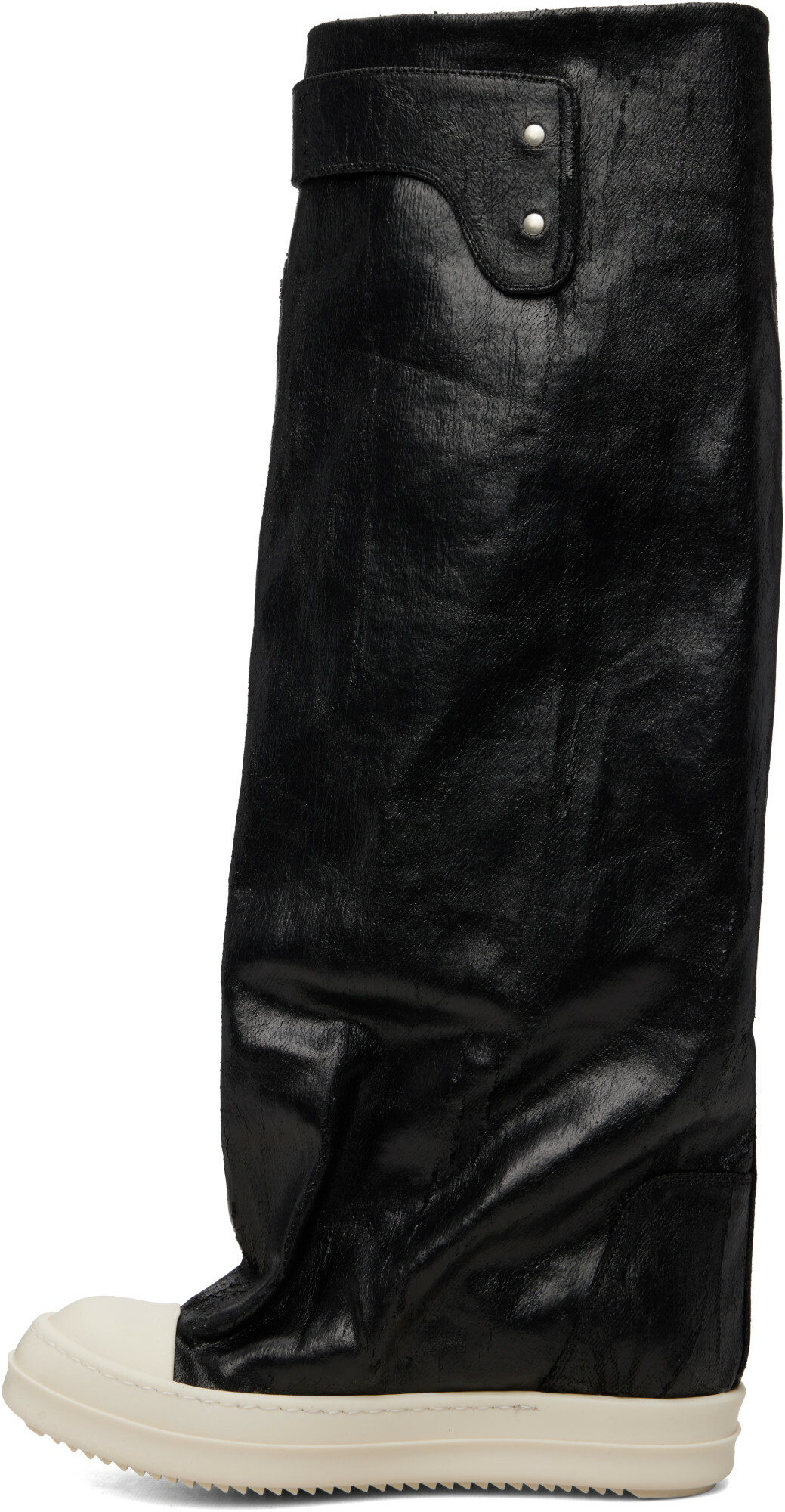 Rick Owens DRKSHDW Black Tower Elephant Tall Boots