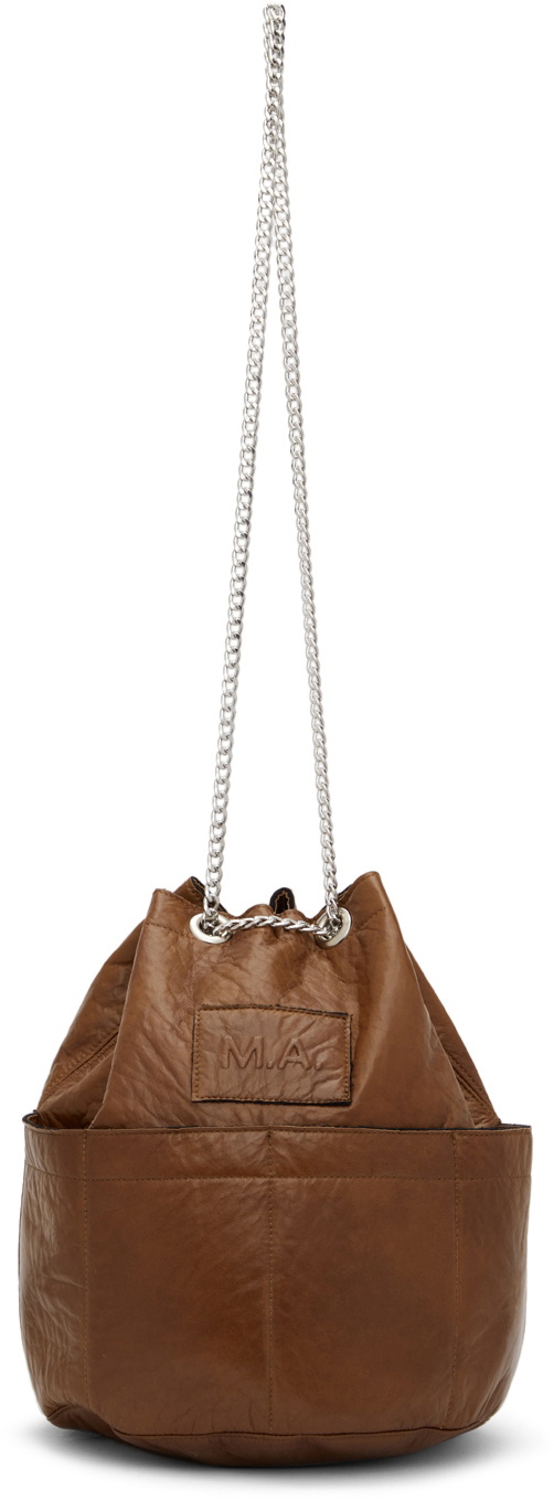 Martin Asbjørn Brown Chain Bonded Messenger Bag
