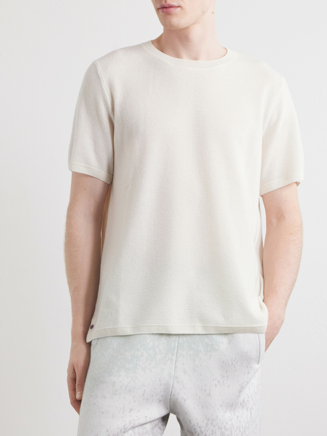 God's True Cashmere - Cashmere T-Shirt - White